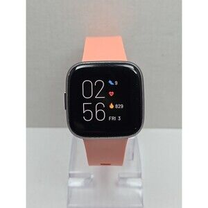 Fitbit Versa 2 Smartwatch Gray 40mm Alexa WR50M Always On Display W/ Charger